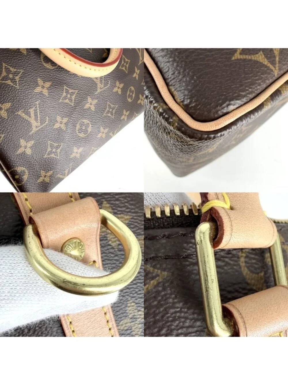Louis Vuitton 2-Way Speedy Bandouliere 25 Shoulder Bag Monogram Canvas Brown